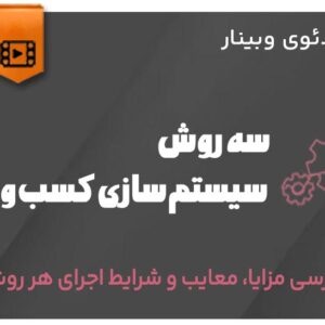 سه روش سیستم سازی کسب و کار